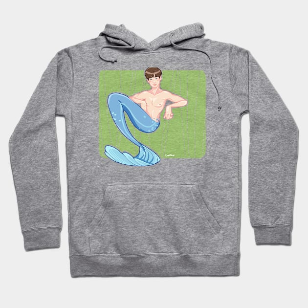 BTS jungkook Mermaid Hoodie by Scoffkid